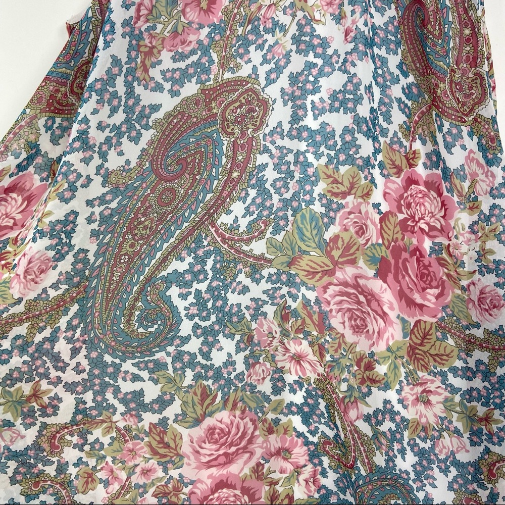 Show me your mumu paisley floral racerback dress. - Picture 7 of 9